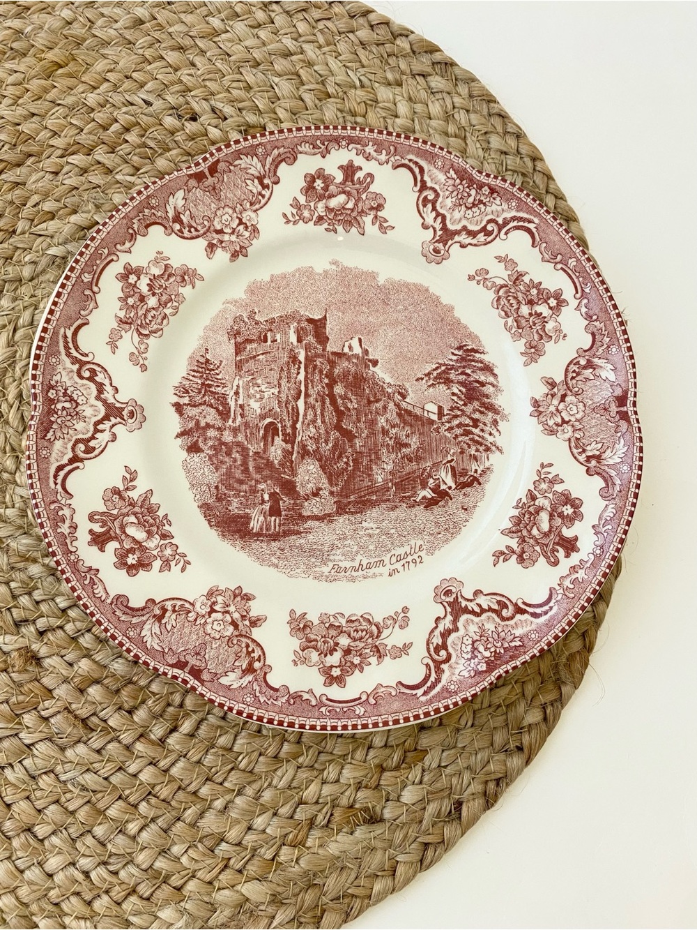 vintage (2) JOHNSON Bros England Salad Plates